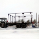 Illustration for article titled See the amazing result of a collision between a Russian car and a tractor